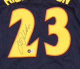 Jason Richardson Signed Golden State Warriors Jersey Insc 2xDunk Champ / Beckett