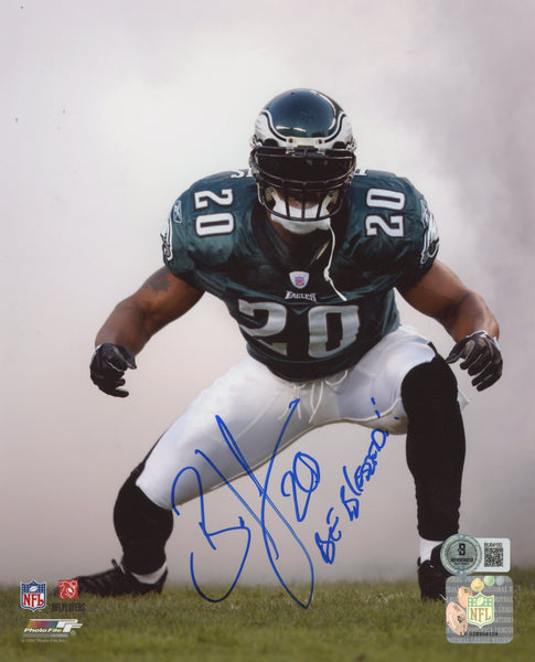 Eagles Brian Dawkins Authentic Signed 8x10 Vertical Photo BAS #BU64150