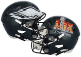 Jalen Hurts Autographed Eagles Super Bowl Logo Speedflex Helmet Fanatics