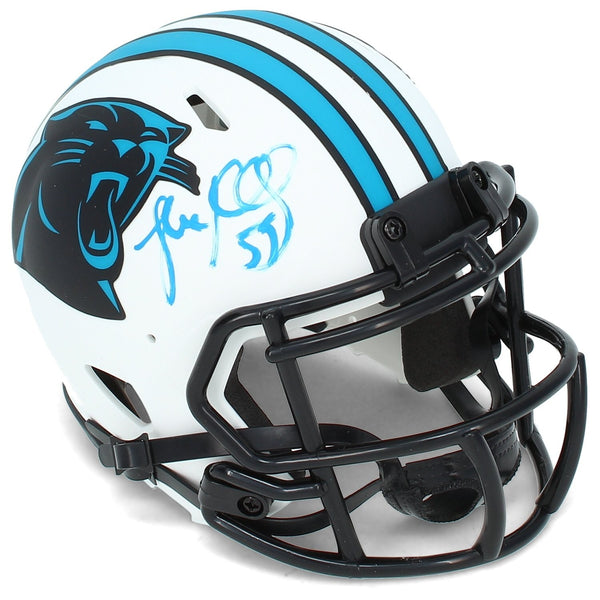 Luke Kuechly Autographed Panthers Speed Lunar Eclipse Mini Helmet Beckett