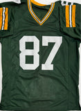 JORDY NELSON - Packers Signed Custom Replica Green Stats Jersey AUTO - JSA
