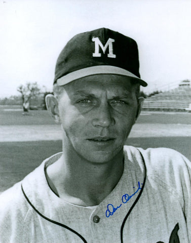 Milwaukee Braves DAN OSINSKI Signed 8x10 Photo #1 AUTO