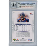 Champ Bailey Signed 2007 SP Authentic 20 Trading Card Slab 10 Auto Beckett 49961