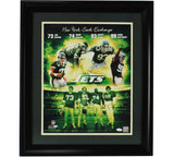 Joe Klecko, Marty Lyons & Abdul Salaam Signed New York Jets Framed 16x20 Photo