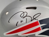 TOM BRADY AUTOGRAPHED PATRIOTS FULL SIZE AUTH SPEED HELMET FANATICS 202345