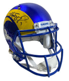 MATTHEW STAFFORD / COOPER KUPP Autographed Champs Logo Authentic Helmet FANATICS