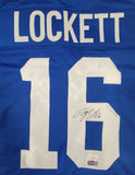 TYLER LOCKETT AUTOGRAPHED SIGNED PRO STYLE CUSTOM XL JERSEY JSA STICKER