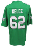 Jason Kelce Eagles Signed Kelly Green Nike On Field Football Jersey PSA/DNA 8042
