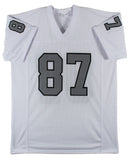 Michael Mayer Authentic Signed White Color Rush Pro Style Jersey BAS Witnessed