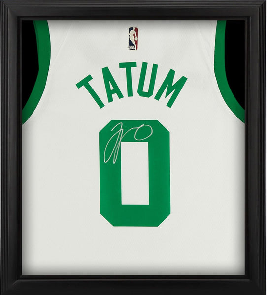 Jayson Tatum Celtics Signed FRMD Nike 2021-22 Year 0 Swingman Jersey Shadowbox