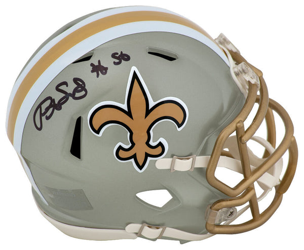 Pat Swilling Signed Saints FLASH Riddell Speed Mini Helmet (SCHWARTZ SPORTS COA)
