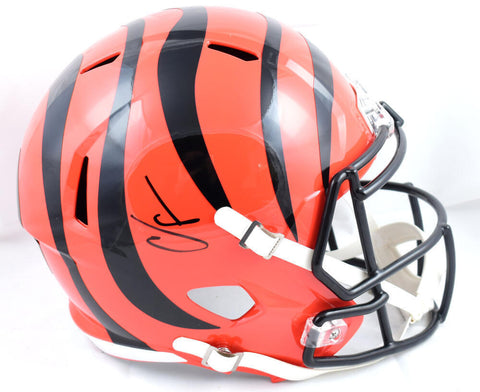 Chad Johnson Autographed Cincinnati Bengals F/S Speed Helmet-Beckett W Hologram