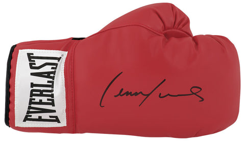 Lennox Lewis Signed Everlast Red Boxing Glove - (SCHWARTZ SPORTS COA)