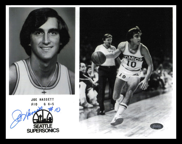 Joe Hassett Autographed Signed 8x10 Photo Seattle Supersonics MCS Holo #87285