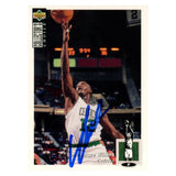 Dominique Wilkins Autographed 95 Upper Deck 247 SMEAR Trading Card Beckett 54164