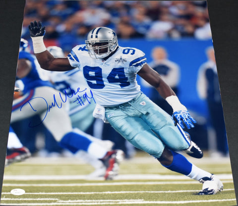 DEMARCUS WARE AUTOGRAPHED SIGNED DALLAS COWBOYS 16x20 PHOTO JSA