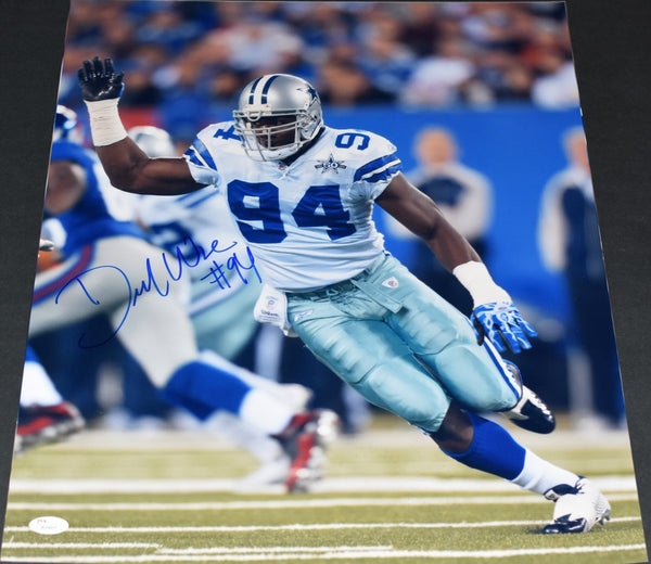 DEMARCUS WARE AUTOGRAPHED SIGNED DALLAS COWBOYS 16x20 PHOTO JSA