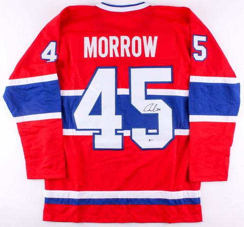 Joe Morrow Signed Canadiens Jersey (Beckett COA) 1st Round Pick 2011 NHL Draft