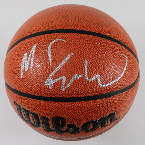 Mitch Richmond Signed Wilson NBA Authentic Series I/O Basketball (JSA COA)
