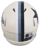 Cowboys Emmitt Smith Signed Retro Speed Mini Helmet W/ Case BAS Witnessed