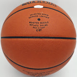 Dominique Wilkins Autographed NBA Leather Game Basketball Hawks JSA #AZ56125