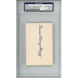 Amos Alonzo Stagg Signed University of Chicago 2 1/2 x 4" Cut PSA Slabbed 54791