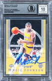 Lakers Magic Johnson Signed 2000 Topps Stars #32 Card Auto 10! BAS Slabbed