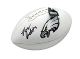 Nolan Smith Signed/Auto White Philadelphia Eagles Logo Football JSA 193465