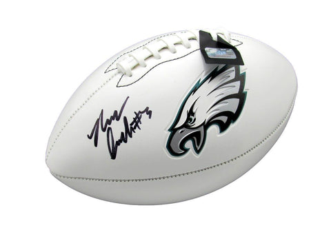 Nolan Smith Signed/Auto White Philadelphia Eagles Logo Football JSA 193465