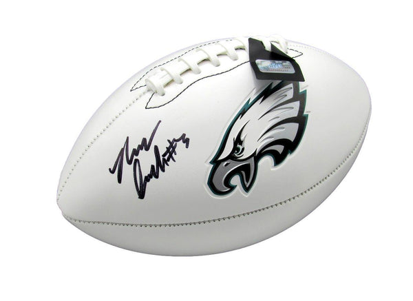 Nolan Smith Signed/Auto White Philadelphia Eagles Logo Football JSA 193465