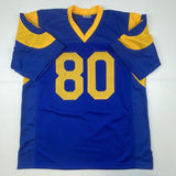 Autographed/Signed HENRY ELLARD Los Angeles LA Blue Jersey JSA COA Auto