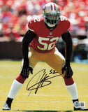 Patrick Willis Autographed 8x10 Photo San Francisco 49ers Beckett QR #BR91317