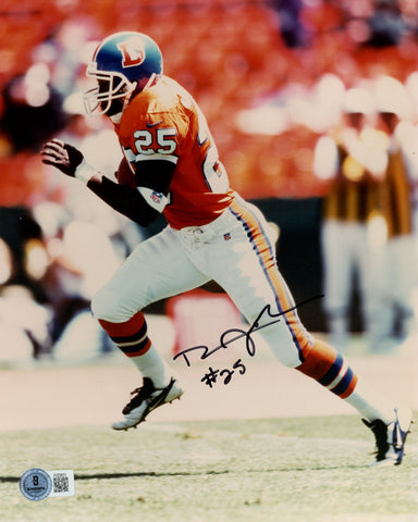 Darius Johnson Autographed/Signed Denver Broncos 8x10 Photo Beckett 57632