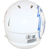 Ashton Jeanty Autographed Boise State Broncos Mini Helmet Beckett Witness 53204