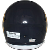 Kurt Warner Autographed Los Angeles Rams TB F/S Helmet Beckett 42053