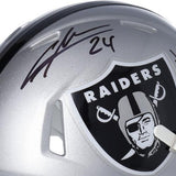 Charles Woodson Oakland Raiders Signed Replica Mini Helmet & "HOF 2021" Insc