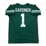 Ahmad Sauce Gardner Autographed SIGNED Jersey - Green - Beckett Authenticated