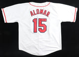 Sandy Alomar Jr Signed Cleveland Indians Jersey (All World Memorabilia Hologram)