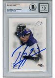 Ray Lewis Autographed 2011 Topps Legends #127 Trading Card Beckett 53031