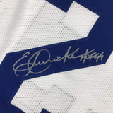 Autographed/Signed Eric Dickerson HOF 99 Los Angeles LA White Jersey JSA COA