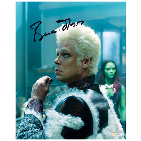 Benicio Del Toro Autographed Guardians of the Galaxy The Collector 8x10 Photo