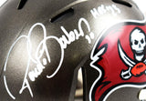 Ronde Barber Autographed Buccaneers 97-13 Speed Mini Helmet w/HOF-Beckett W Holo