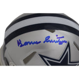 Barry Switzer Autographed Dallas Cowboys Mini Helmet Beckett 44932