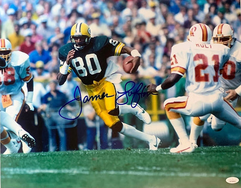 Packers Hall of Famer JAMES LOFTON Signed 16x20 Photo #9 AUTO - JSA