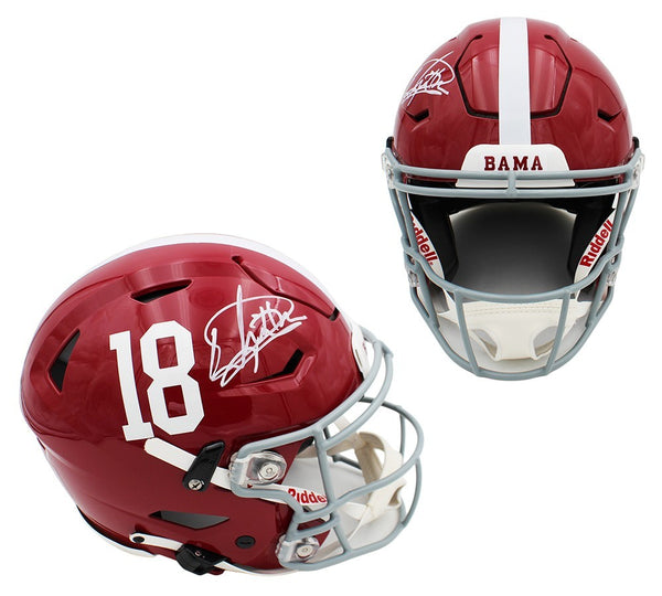 alabama football helmet 2022 Derrick Henry Signed Alabama Crimson Tide Speed Flex Authentic NCAA He – Super Sports Center