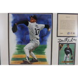 David Neid Autographed/Signed Colorado Rockies Photo and Card Beckett 51532