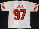 49ers Nick Bosa Autographed Signed White Jersey "2022 DPOY" Beckett QR #W432071
