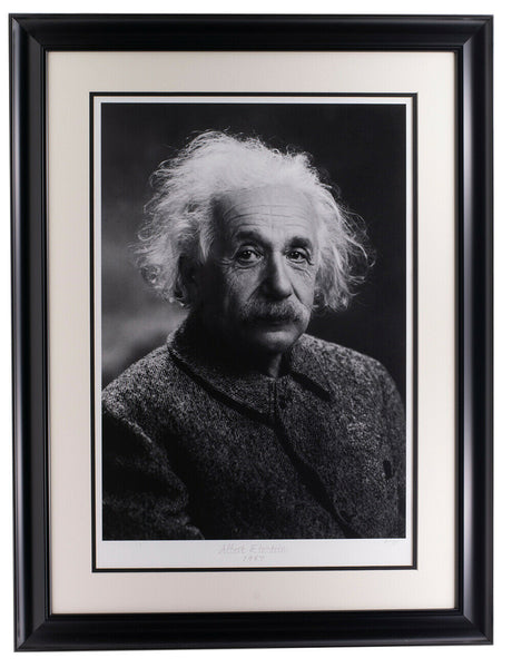 Albert Einstein Framed 16x22 Historical Photo Archive Limited Edition Giclee