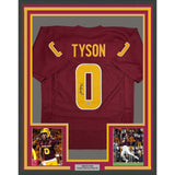 Framed Autographed/Signed Jordyn Tyson 35x39 Arizona State Jersey BAS COA