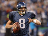 Matt Hasselbeck Signed Seattle Seahawks Career Stat Jersey (Beckett) Quarterback